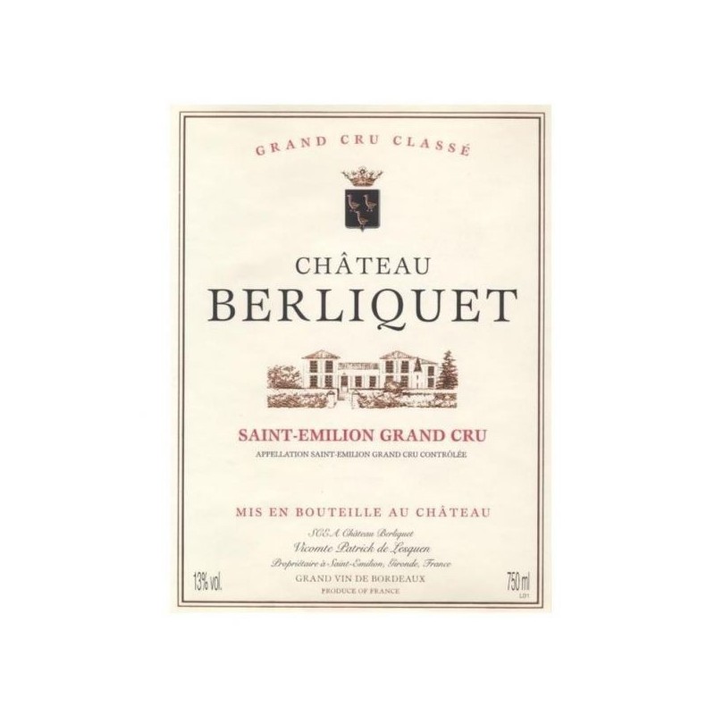 Chateau Berliquet 2007 Chateau Berliquet 2007