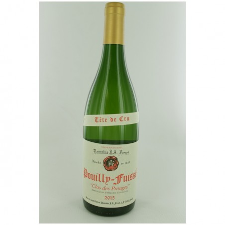 Pouilly Fuissé 2015 Clos des Prouges - Tête de Cru - Domaine Ferret