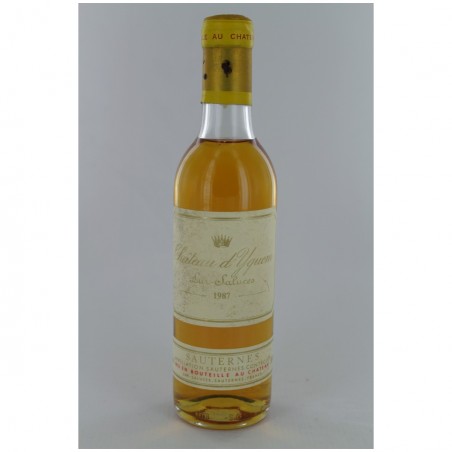 Château d'Yquem 1987 en demi-bouteille 1er Cru Supérieur Classé de