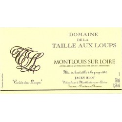 Cuvée des Loups 2015 Montlouis - Domaine de la taille aux loups - Jacky Blot