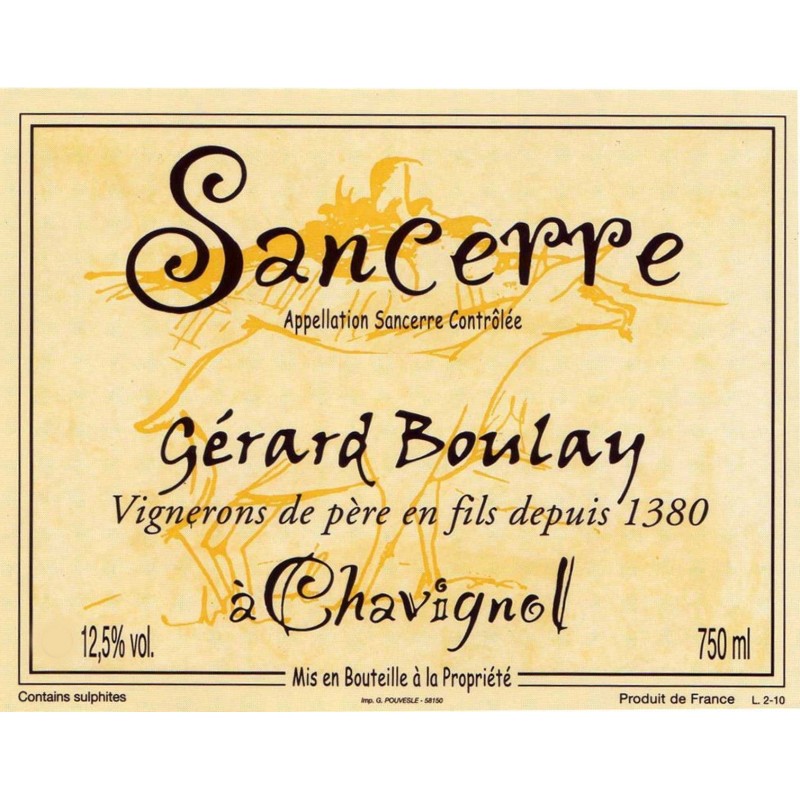 Sancerre Rouge 2014 Gérard Boulay Buying at the Best Price