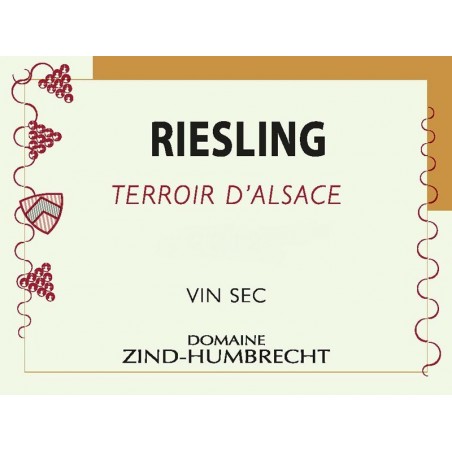 Riesling Terroir d'Alsace 2015 - Zind-Humbrecht