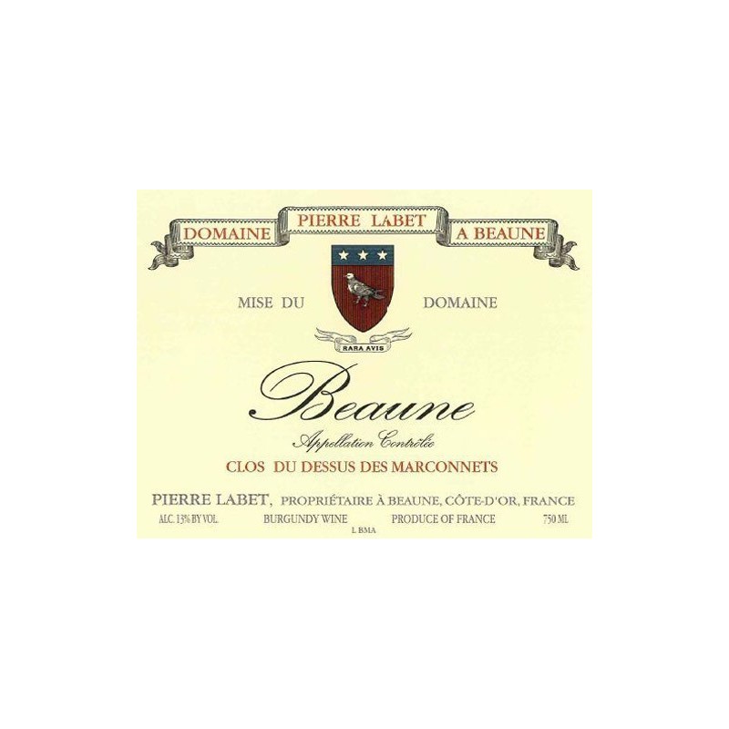 Beaune 2013 Clos du dessus des Marconnets Blanc - Pierre Labet Beaune 2013 Clos du dessus des Marconnets Blanc - Pierre Labet