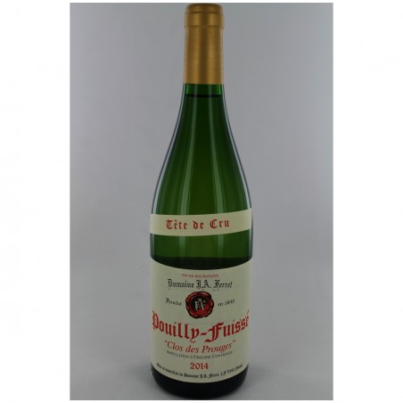 Pouilly Fuissé 2014 Clos des Prouges - Tête de Cru - Domaine Ferret