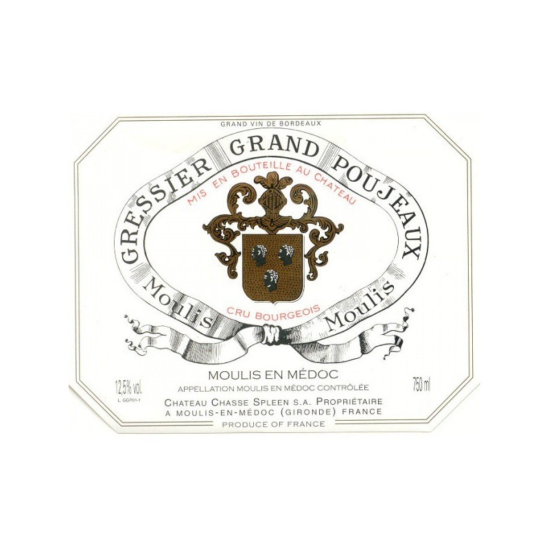 Gressier Grand Poujeaux 1998 Gressier Grand Poujeaux 1998