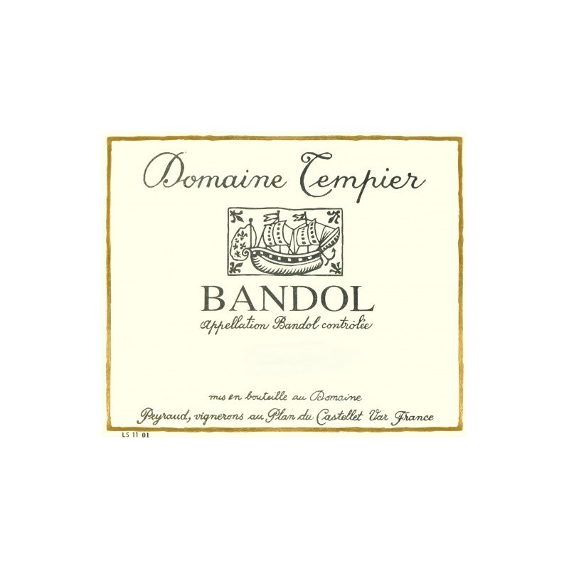 Bandol blanc 2016 - Domaine Tempier Bandol blanc 2016 - Domaine Tempier
