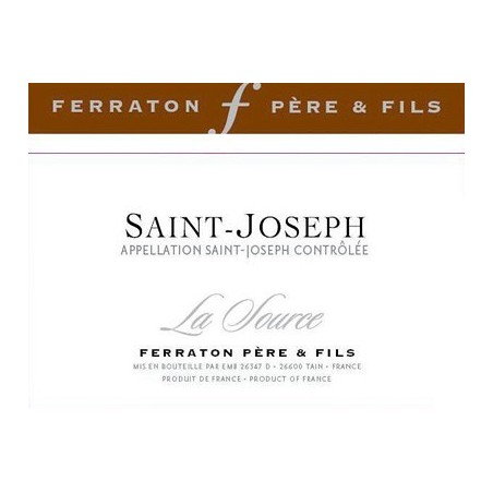 St Joseph 2015 " La Source "  - Ferraton Pere & Fils