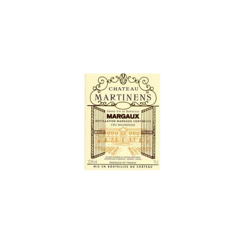Chateau Martinens 2000 Chateau Martinens 2000