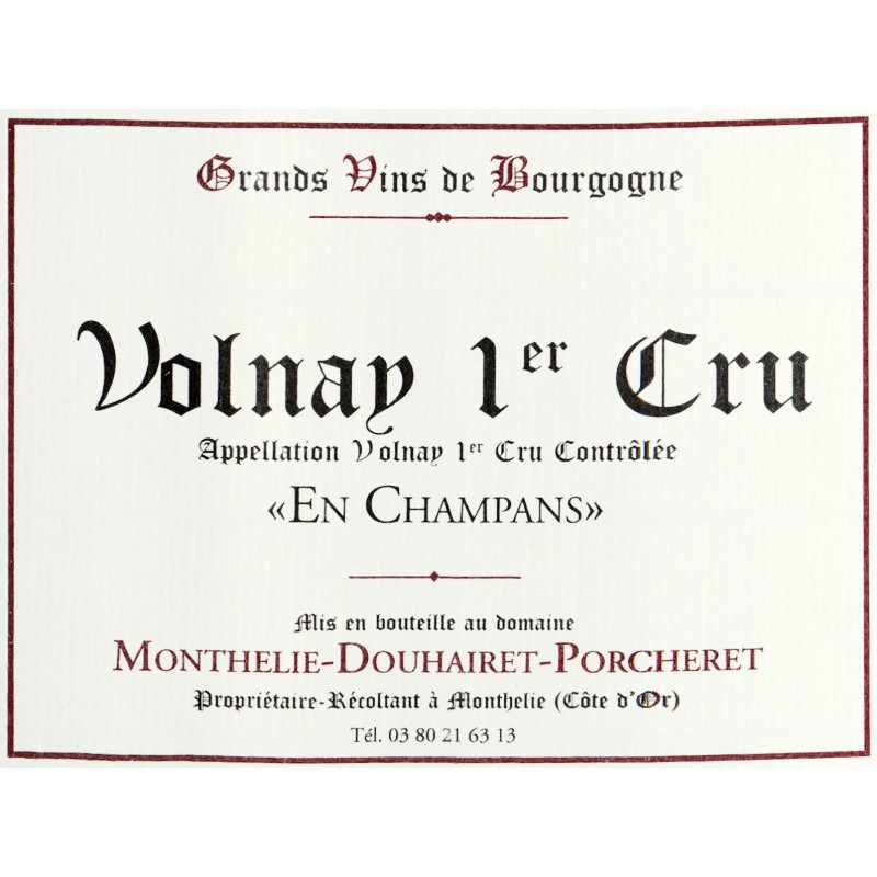 Volnay 1er cru "En Champans" Volnay 1er cru "En Champans"