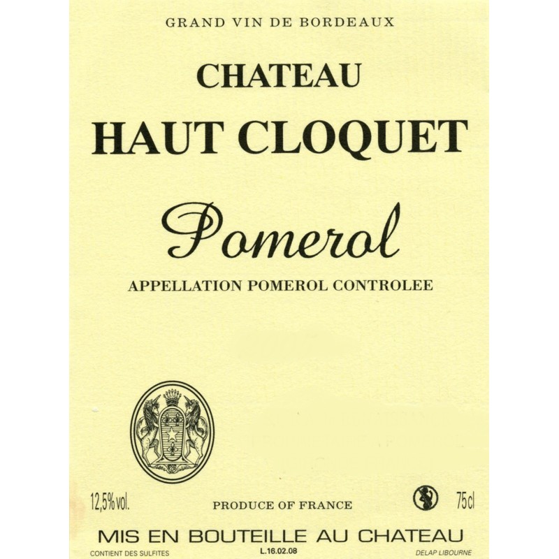 Chateau Haut-Cloquet 1993 Chateau Haut-Cloquet 1993