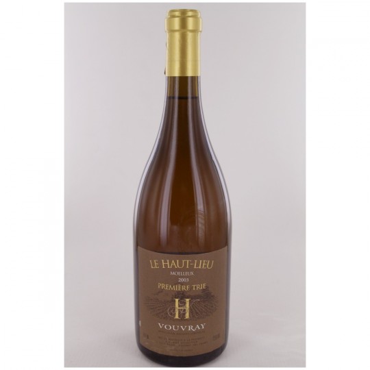 Le Haut Lieu 2003 Moelleux Première Trie - Domaine Huet Le Haut Lieu 2003 Moelleux Première Trie - Domaine Huet