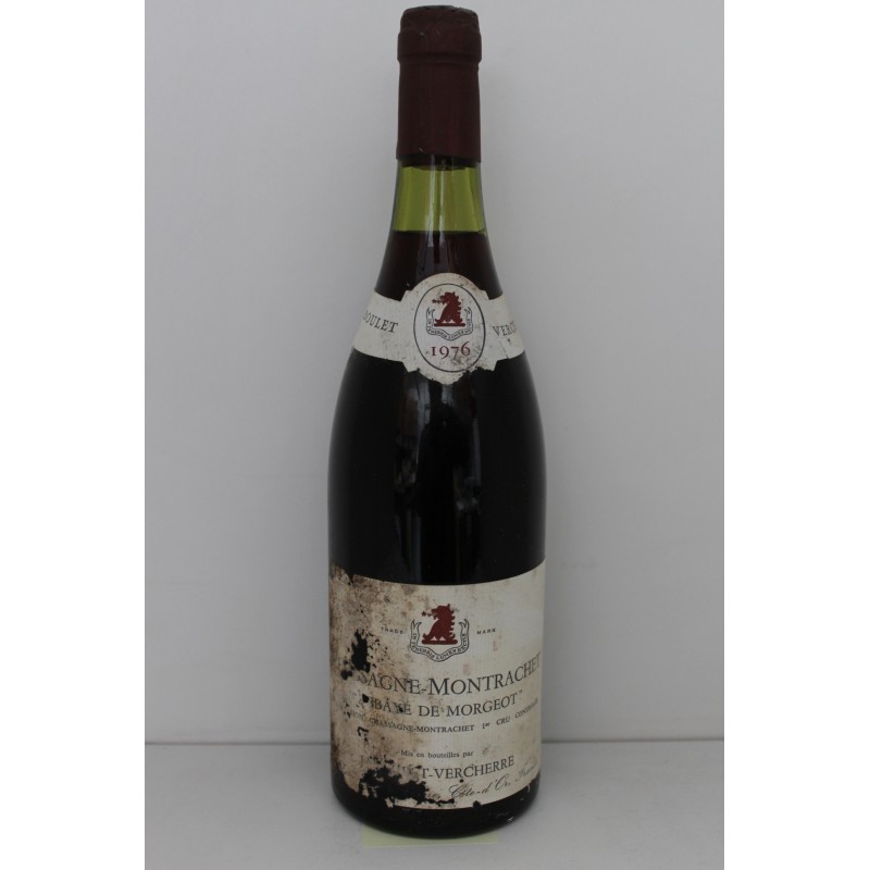 Chassagne-Montrachet 1976 - 1er cru Abbaye de Morgeot Chassagne-Montrachet 1976 - 1er cru Abbaye de Morgeot