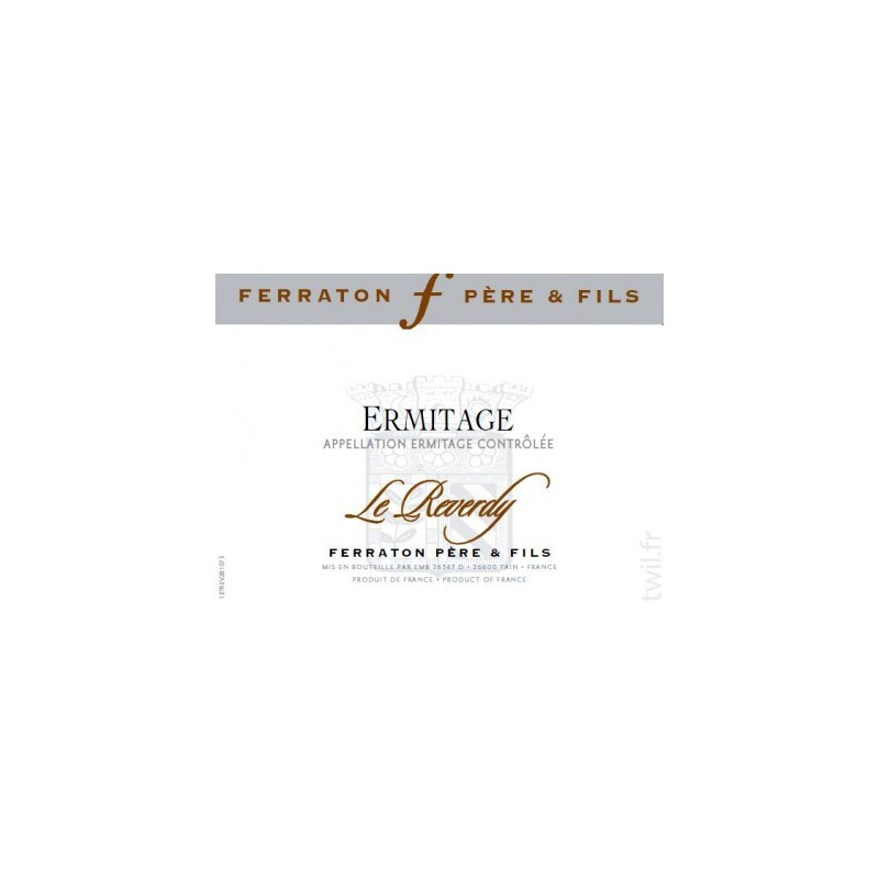 Ermitage blanc 2015 Le Reverdy - Ferraton Pere & Fils Ermitage blanc 2015 Le Reverdy - Ferraton Pere & Fils