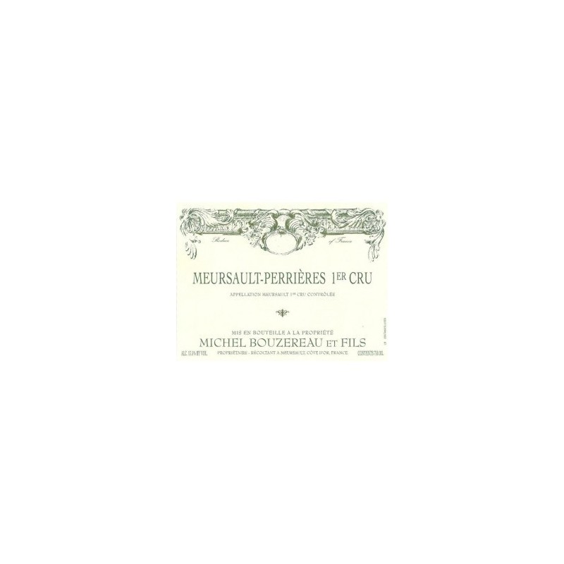 Meursault Perrières 1er Cru 2016 - Michel Bouzereau Meursault Perrières 1er Cru 2016 - Michel Bouzereau