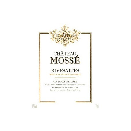 Rivesaltes 1934 - Château Mossé