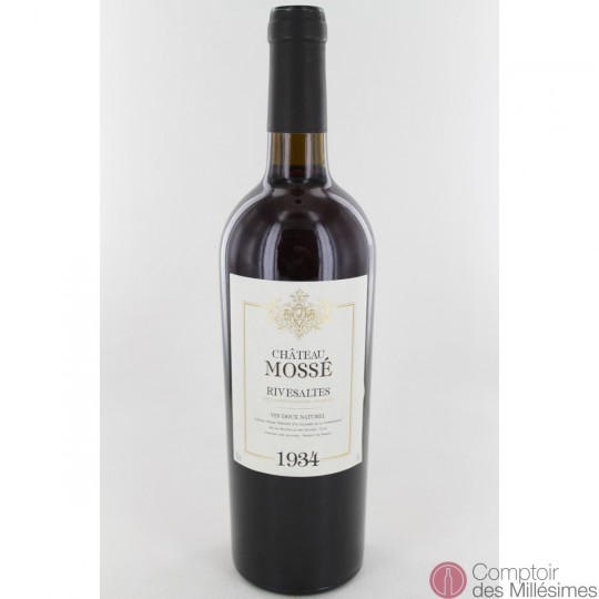 Rivesaltes 1934 - Château Mossé Rivesaltes 1934 - Château Mossé