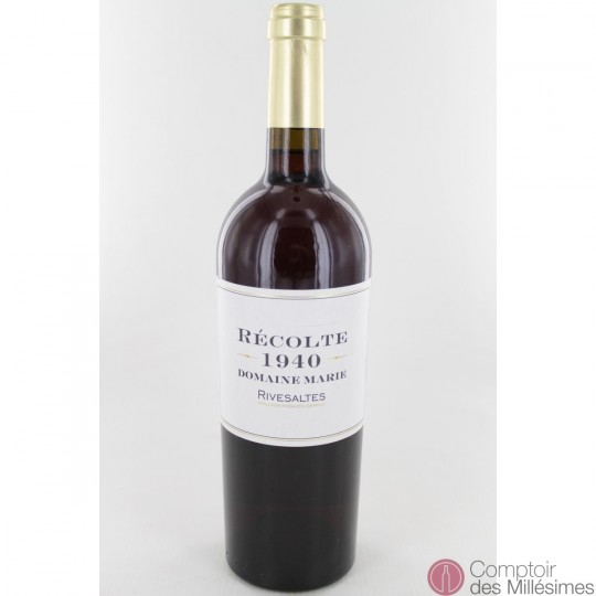 Rivesaltes 1940 Domaine Marie Rivesaltes 1940 Domaine Marie