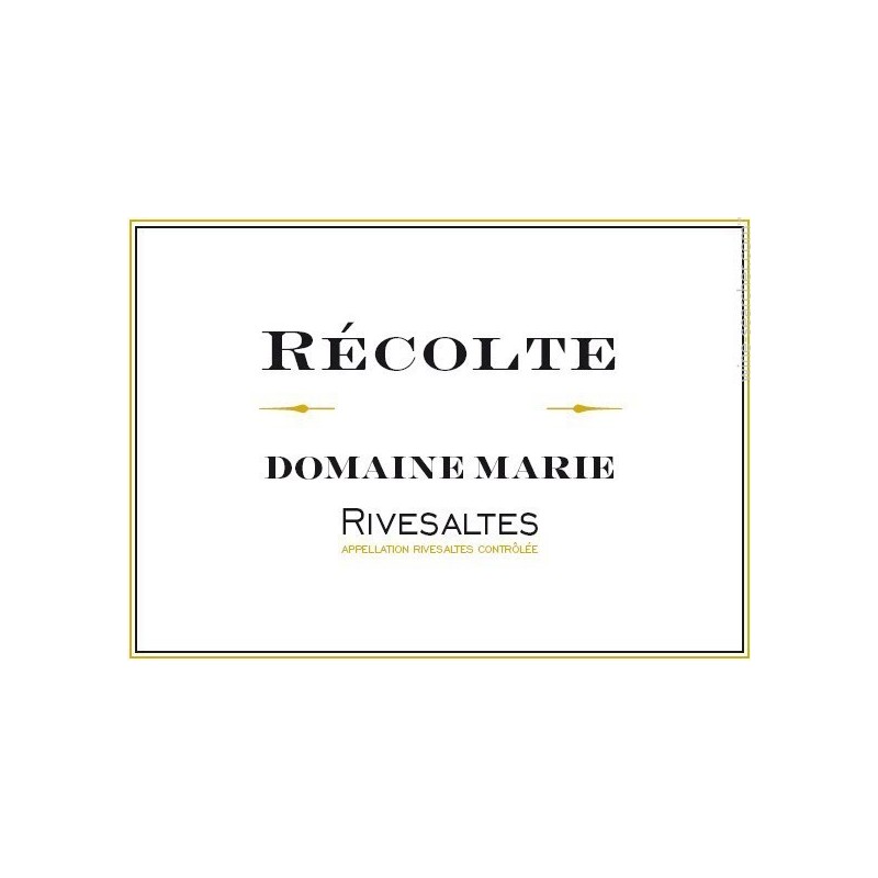 Rivesaltes 1941 Domaine Marie Rivesaltes 1941 Domaine Marie