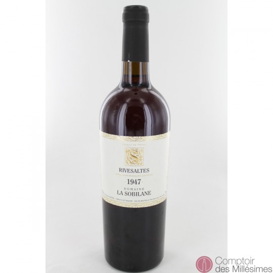 Rivesaltes 1947 - Domaine La Sobilane Rivesaltes 1947 - Domaine La Sobilane