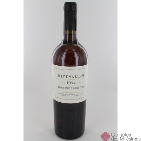 Rivesaltes 1974 - Domaine Casenobe Rivesaltes 1974 - Domaine Casenobe