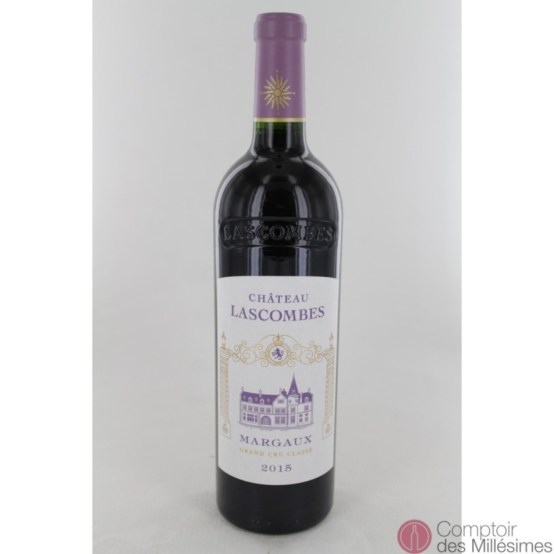Chateau Lascombes 2015 Grand cru classé de Margaux Prix