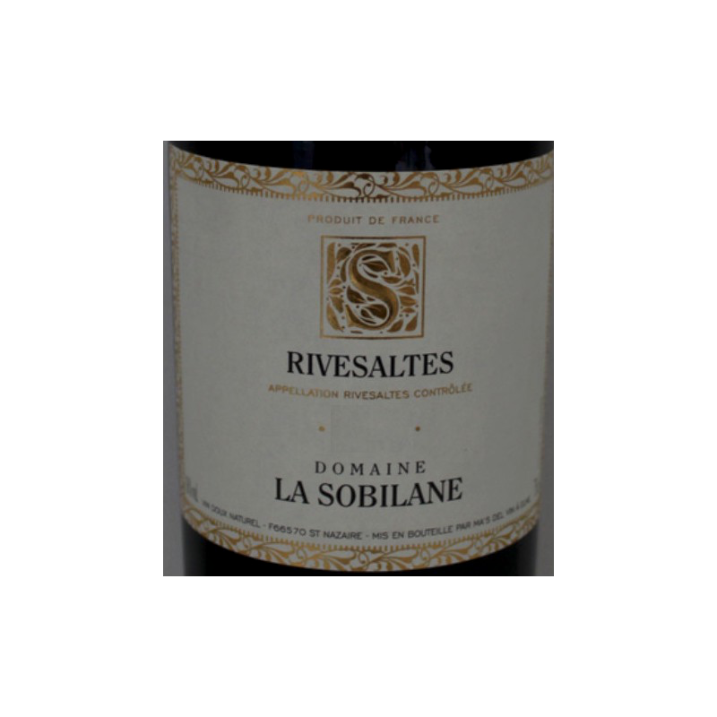 Rivesaltes 1963 - Domaine la Sobilane Rivesaltes 1963 - Domaine la Sobilane