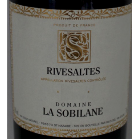 Rivesaltes 1963 - Domaine la Sobilane