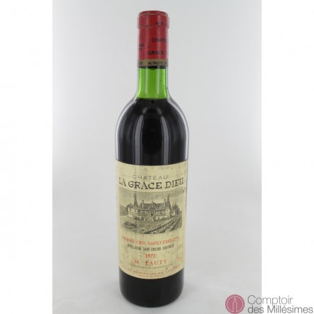 Chateau La Grace Dieu 1972 Chateau La Grace Dieu 1972