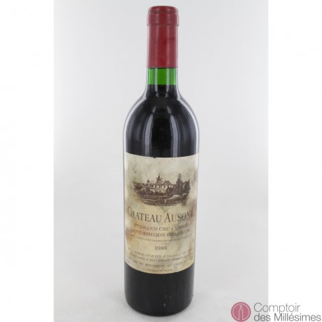 Château Ausone 1988 Saint Emilion - 1er Grand Cru classé A Prix
