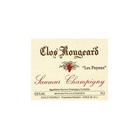 Clos Rougeard Les Poyeux 2012