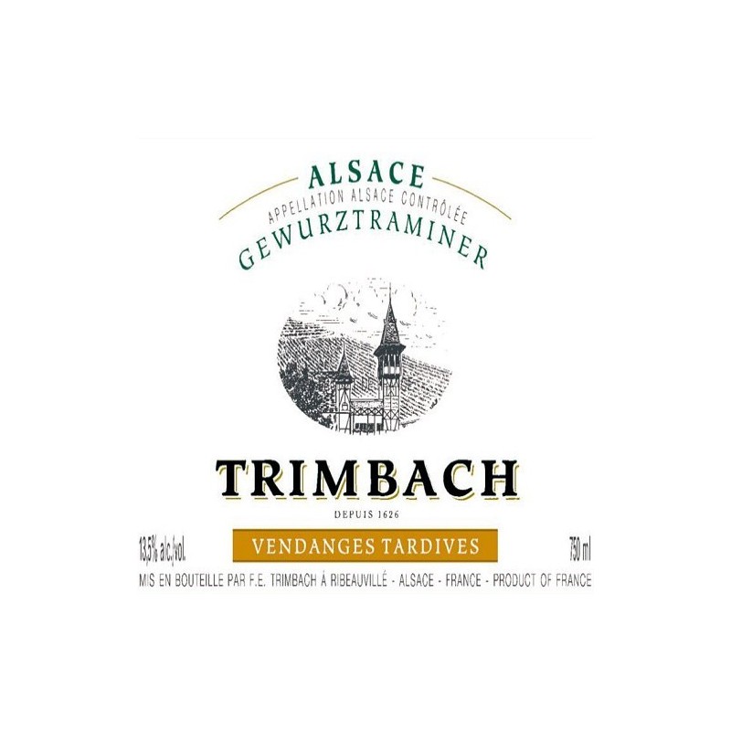 Gewurztraminer Vendanges Tartives 2011 - Domaine Trimbach Gewurztraminer Vendanges Tartives 2011 - Domaine Trimbach
