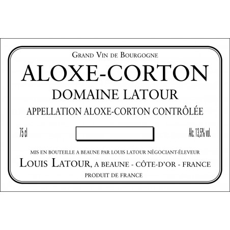 Aloxe Corton Domaine Latour