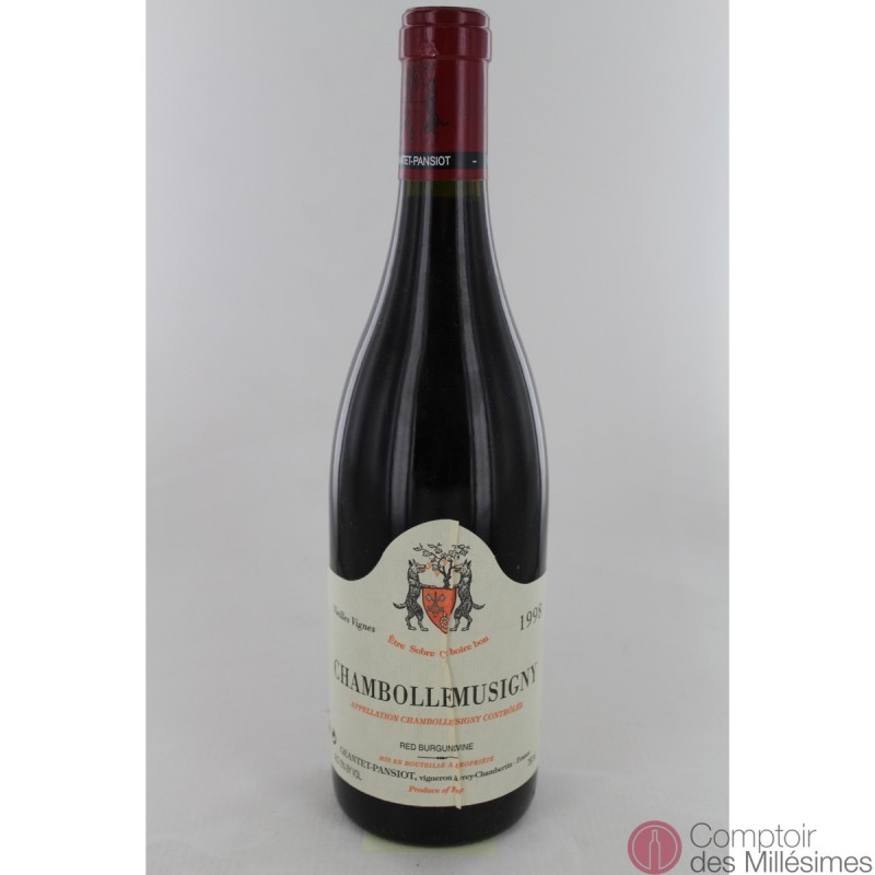 Chambolle Musigny Vieilles Vignes 1998 - Geantet Pansiot Chambolle Musigny Vieilles Vignes 1998 - Geantet Pansiot