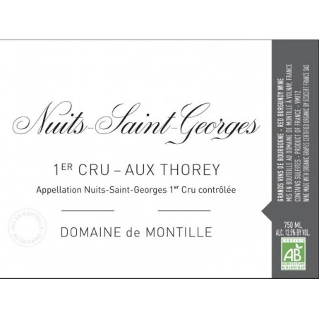 Nuits Saint Georges 1er Cru 2015 Aux Thorey - Domaine de Montille Nuits Saint Georges 1er Cru 2015 Aux Thorey - Domaine de Montille