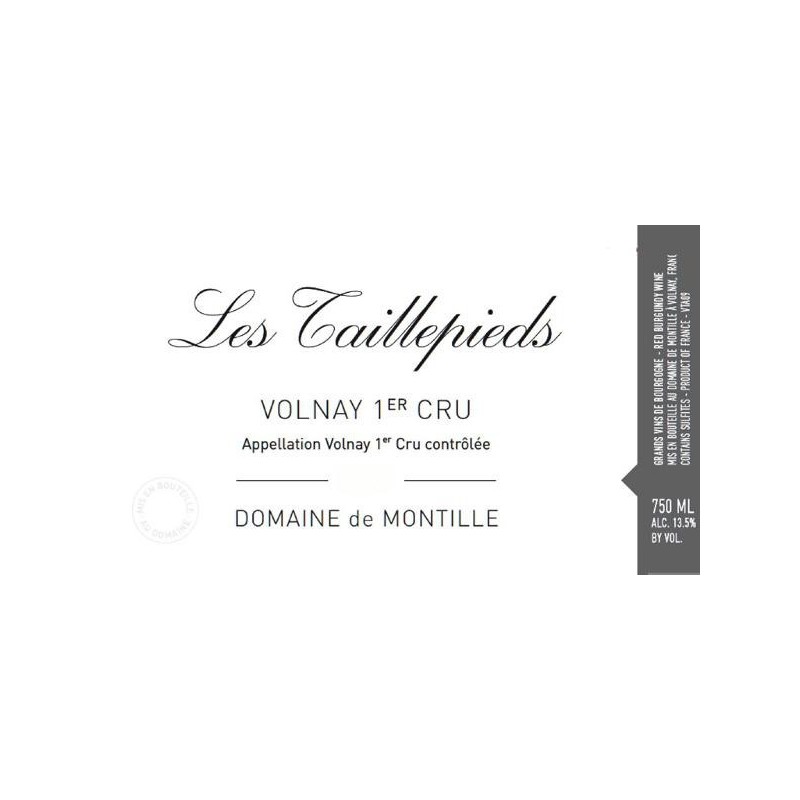Volnay 1er cru 2015 Les Taillepieds - Domaine de Montille Volnay 1er cru 2015 Les Taillepieds - Domaine de Montille