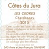 Côtes du Jura Les Cèdres 2015 en Magnum - Ganevat
