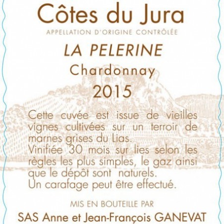 Côtes du Jura La Pelerine 2015 - Ganevat Côtes du Jura La Pelerine 2015 - Ganevat