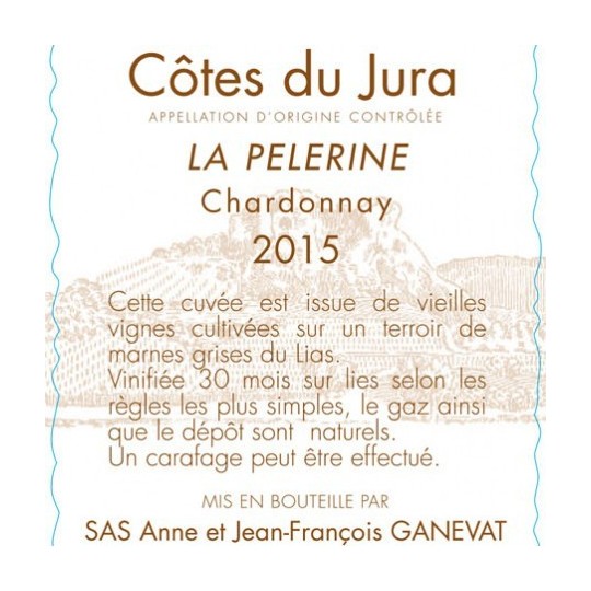 Côtes du Jura La Pelerine 2015 - Ganevat Côtes du Jura La Pelerine 2015 - Ganevat