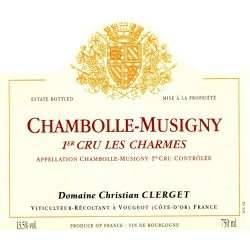 Chambolle Musigny 1er Cru 1995 Les Charmes - Domaine Clerget