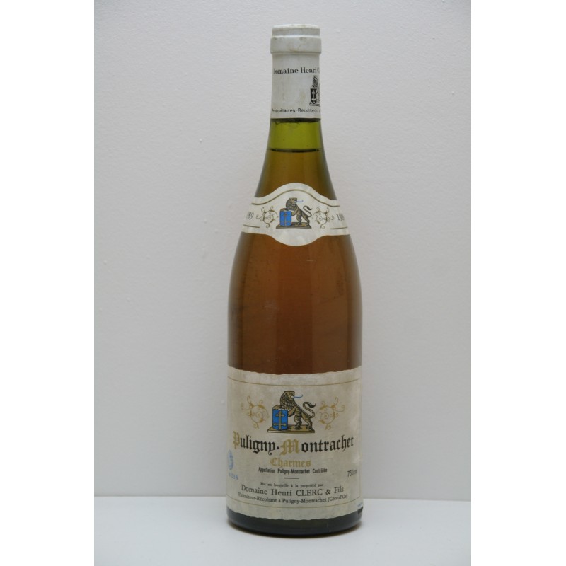 Puligny Montrachet 1989 - Charmes Puligny Montrachet 1989 - Charmes