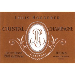 Cristal Roederer Rosé 1988 avec son Coffret