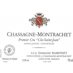 Chassagne Montrachet 1er cru 2016 Clos St Jean - Ramonet