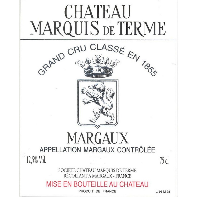 Château Marquis de Terme 1964 Château Marquis de Terme 1964