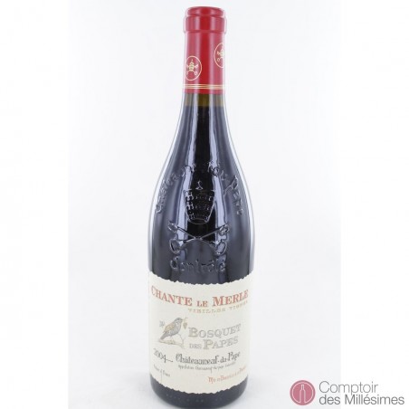 Chante le Merle Vieilles Vignes 2004 Châteauneuf du Pape - Bosquet des Papes Chante le Merle Vieilles Vignes 2004 Châteauneuf du Pape - Bosquet des Papes