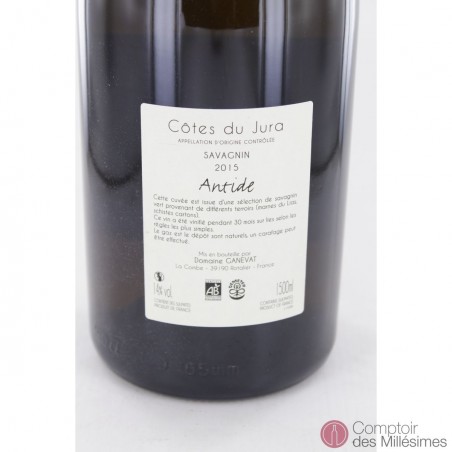 Côte du Jura Savagnin 2015 Antide en Magnum - Ganevat