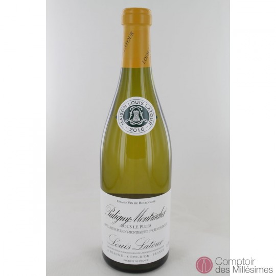 Puligny Montrachet 1er cru 2016 Sous le puits - Louis Latour Puligny Montrachet 1er cru 2016 Sous le puits - Louis Latour