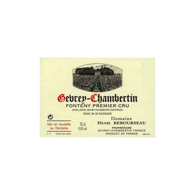 Gevrey-Chambertin 1er cru Fonteny 1998 Gevrey-Chambertin 1er cru Fonteny 1998