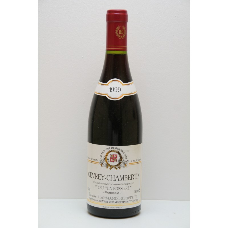 Gevrey-Chambertin 1er cru La Bossiere 1999 Gevrey-Chambertin 1er cru La Bossiere 1999