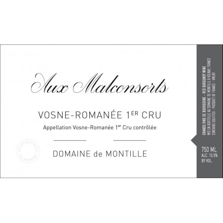 Vosne Romanée 1er cru Aux malconsorts - Domaine de Montille