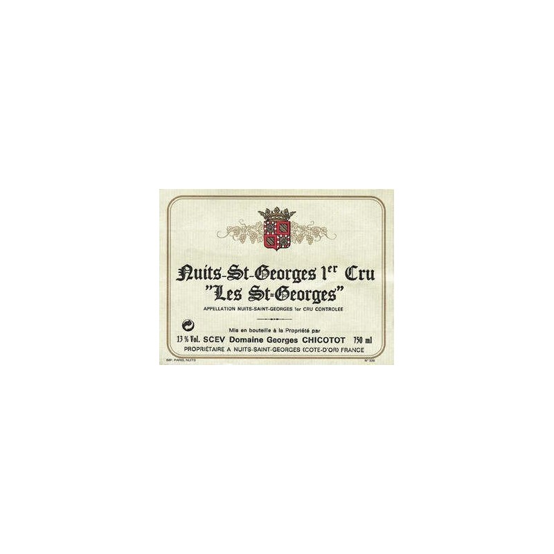 Nuits st Georges 1er cru 1998 - Les St Georges Nuits st Georges 1er cru 1998 - Les St Georges
